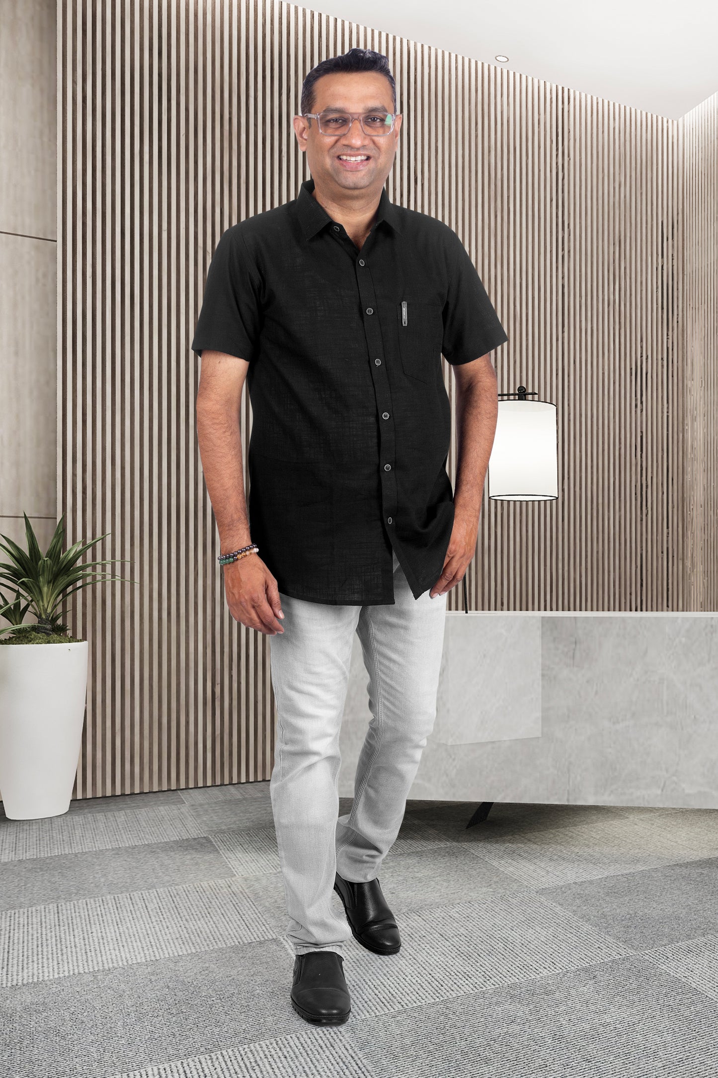 Couple Smart Combo for 2 in Black Color