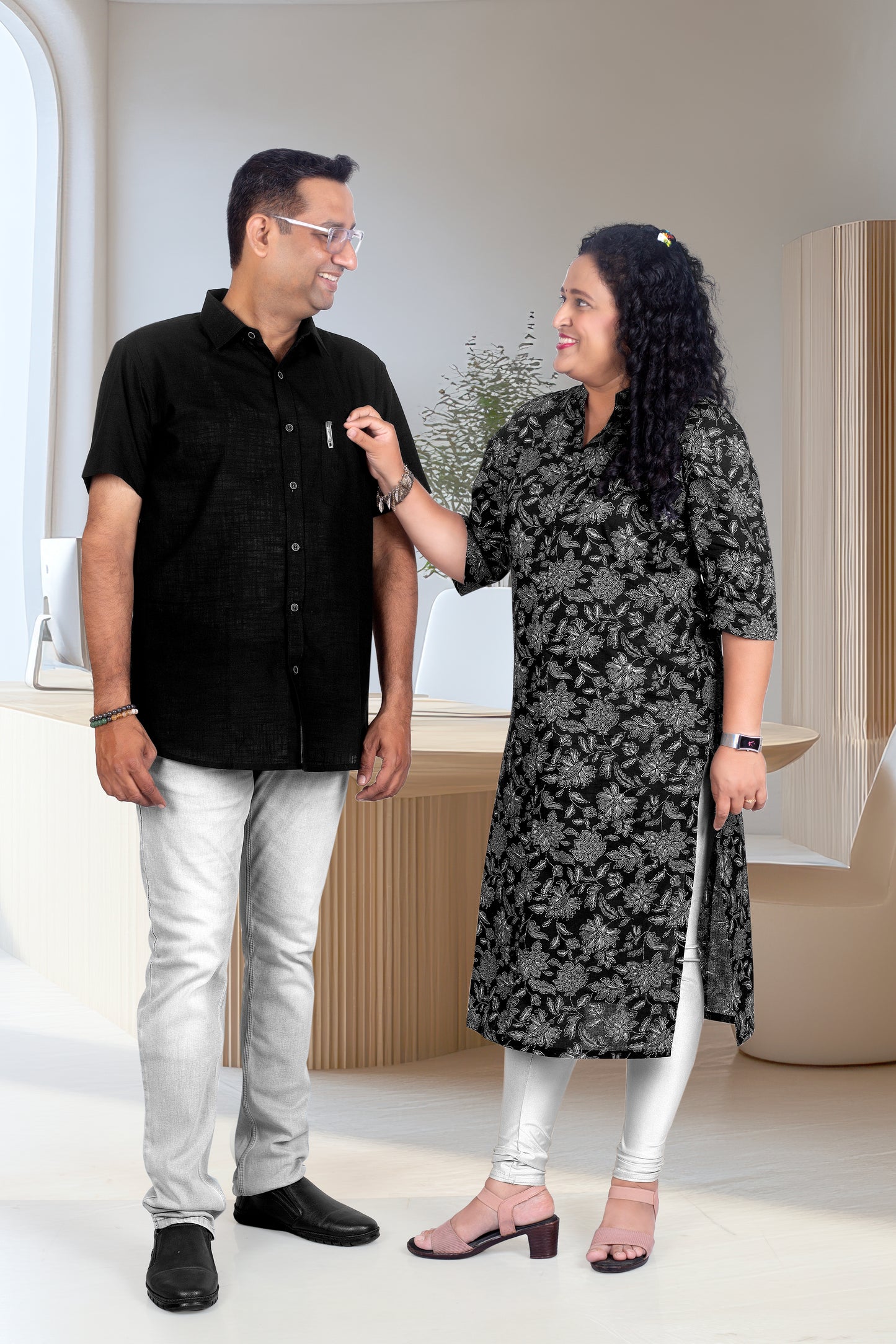 Couple Smart Combo for 2 in Black Cut Color