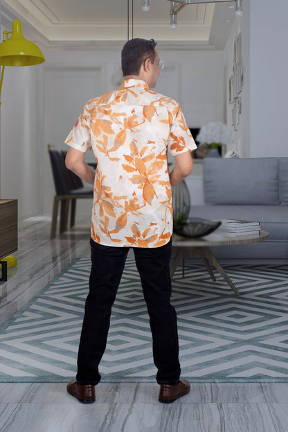 Father Marble Half Shirt in Cotton