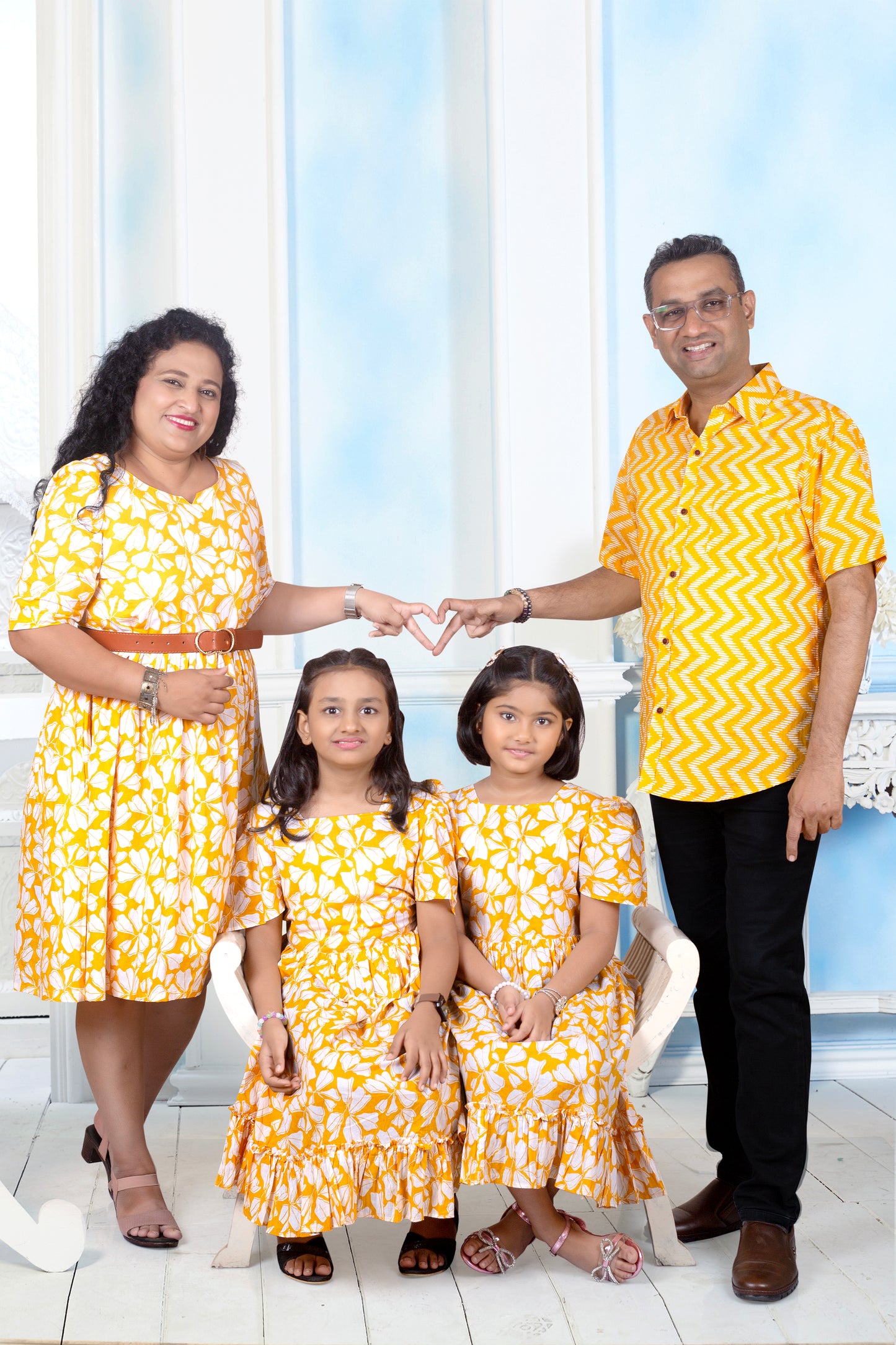 Daughter Yellow Frock in Cotton