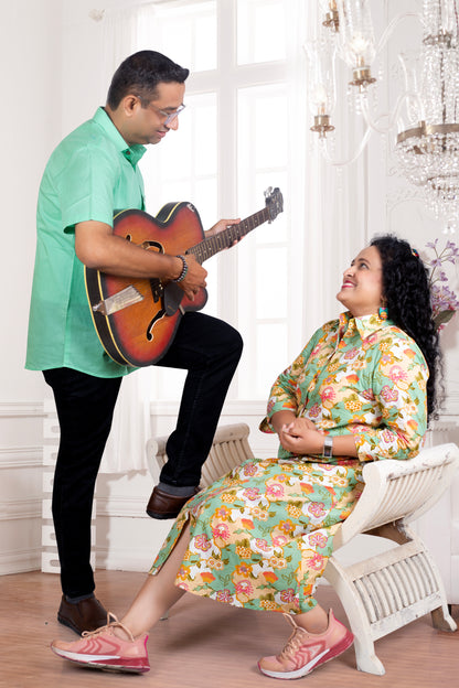 Couple Smart Combo for 2 in Green Color