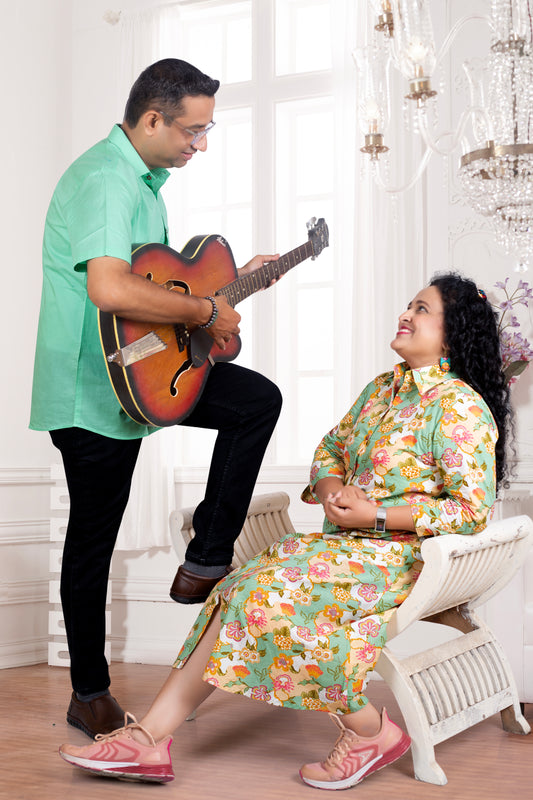 Couple Smart Combo for 2 in Green Color