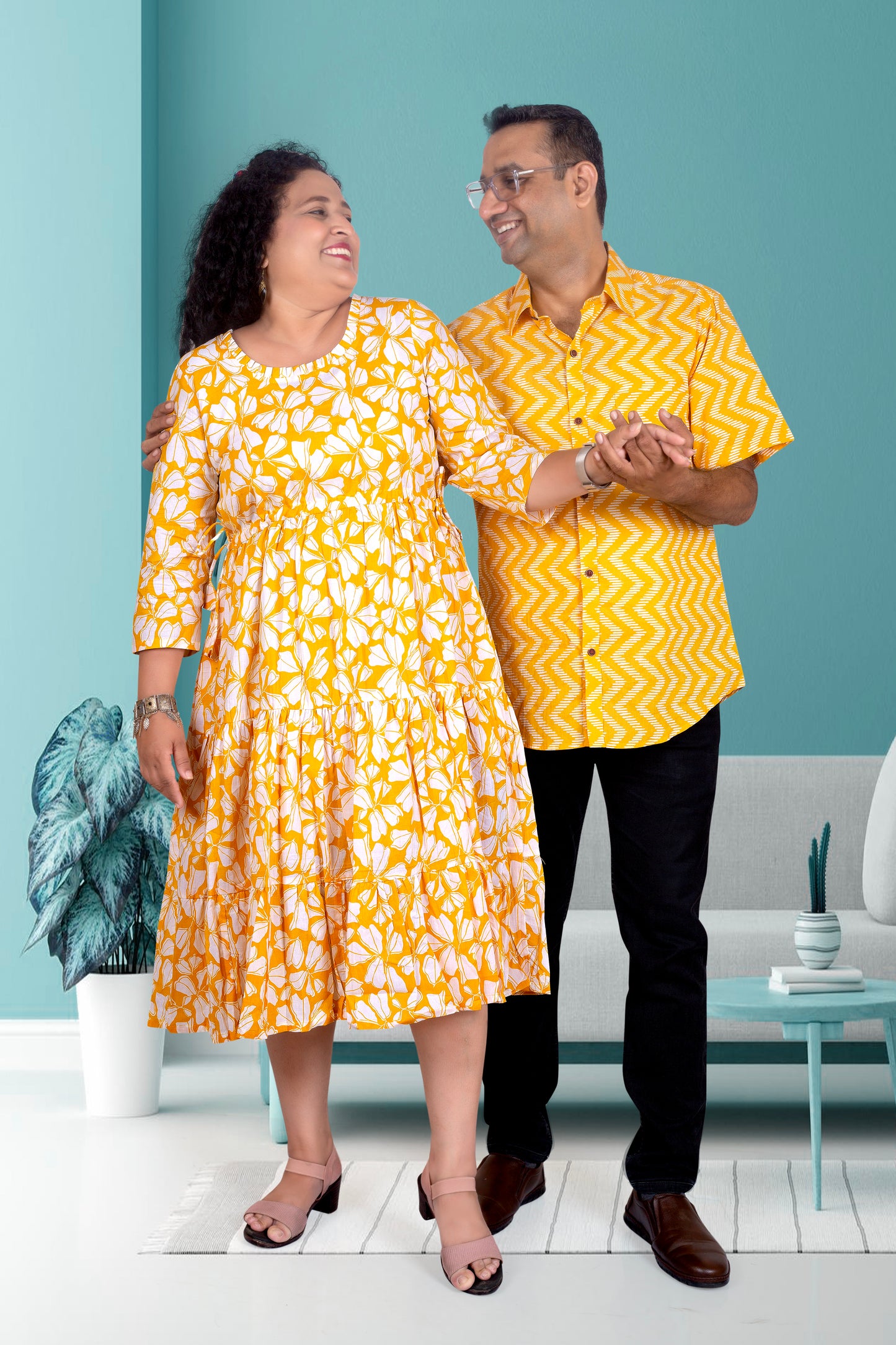 Couple Smart Combo for 2 in Yellow Color