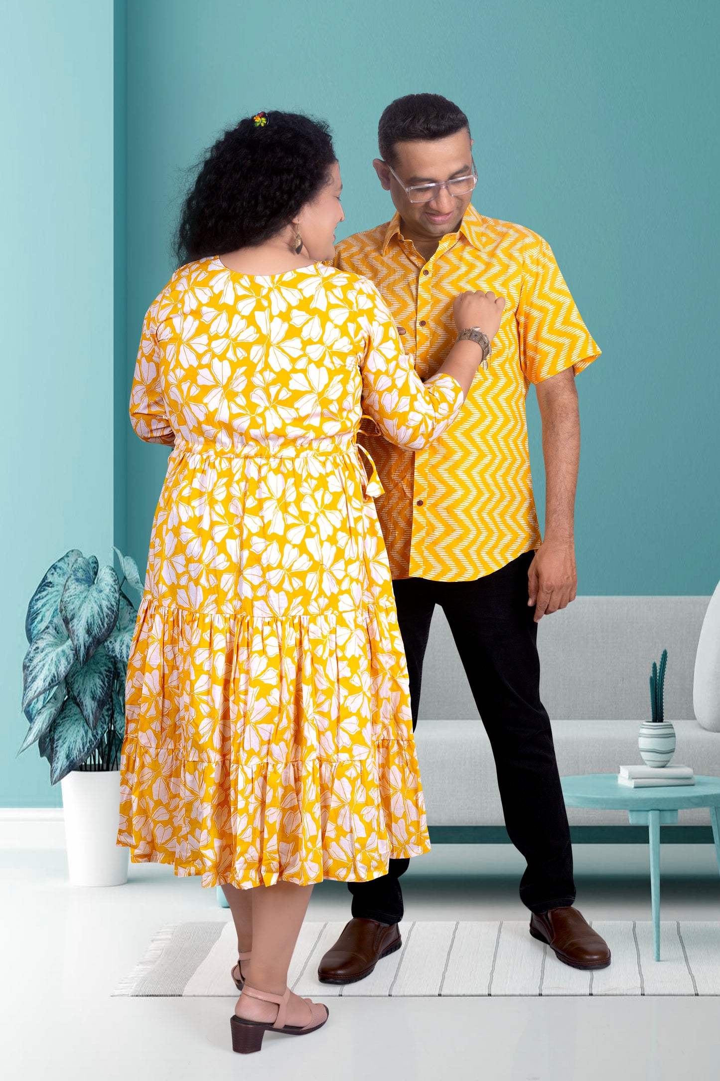 Couple Smart Combo for 2 in Yellow Color