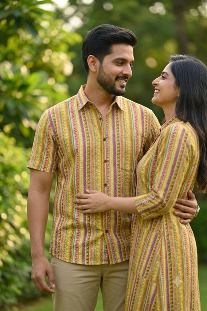 Couple Smart Combo for 2 in Yellow Color