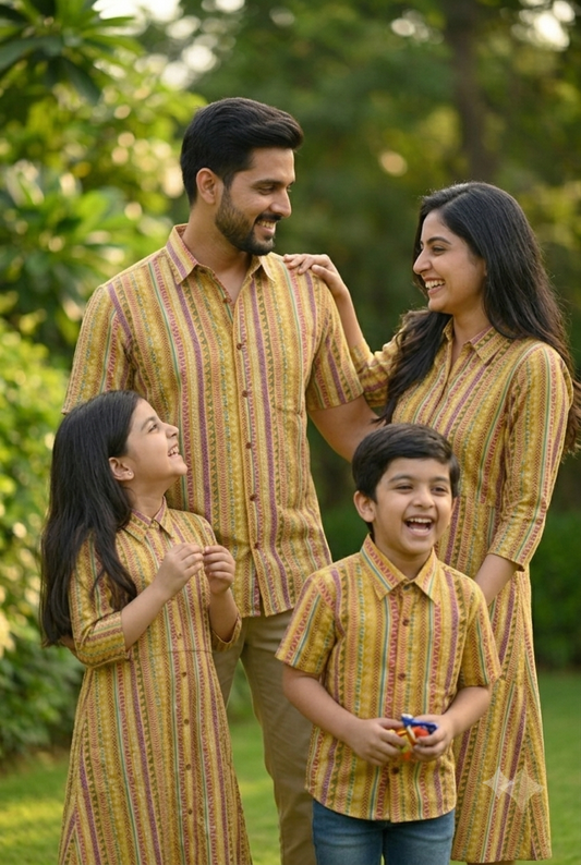 Yellow Color Family Of 4