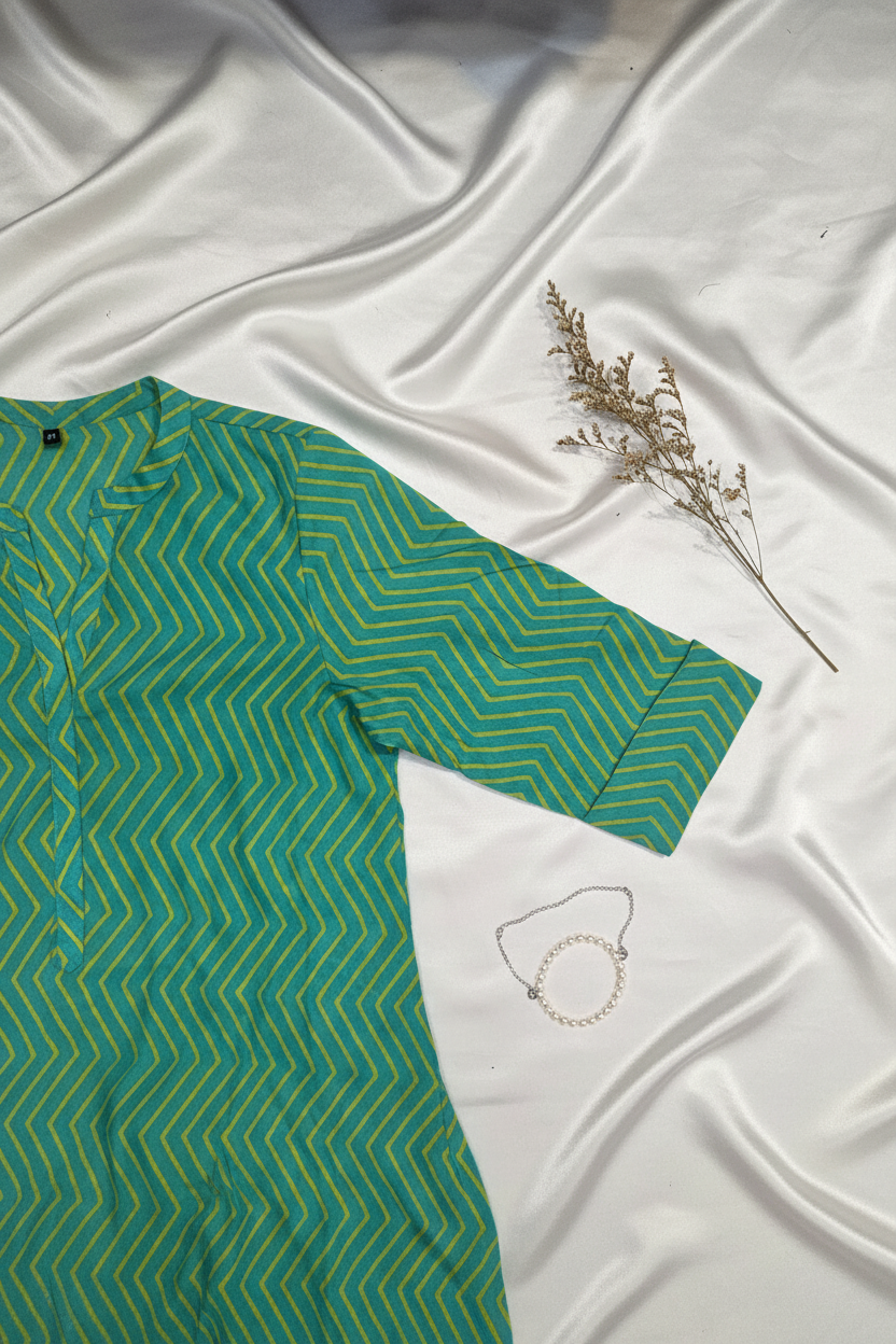 Mother Short Top / Tunic 4 Green