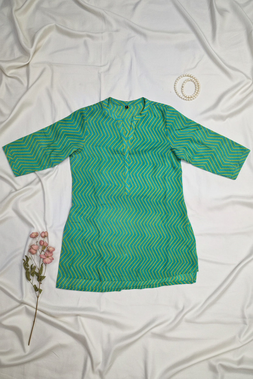 Mother Short Top / Tunic 4 Green