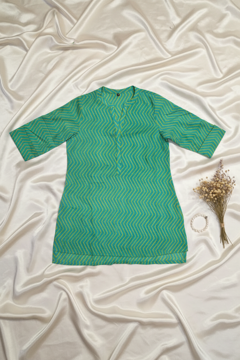 Mother Short Top / Tunic 4 Green